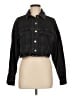 Topshop Black Denim Jacket Size 6 - photo 1
