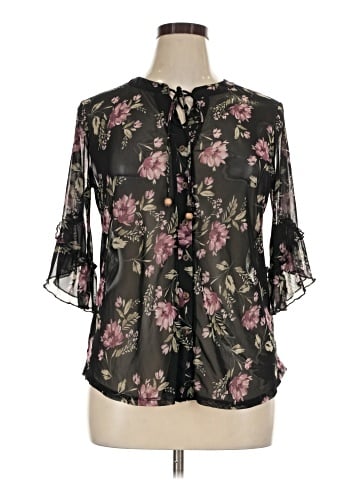 Perseption Concept 3/4 Sleeve Blouse (view 1)