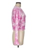 LoveShackFancy 100% Cotton Tie-dye Pink Cardigan Size M - photo 4