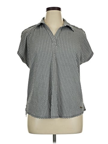 Jones New York Signature Short Sleeve Blouse (view 1)