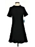 CeCe Solid Black Casual Dress Size 2 - photo 1