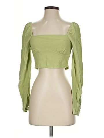 LA Hearts Long Sleeve Blouse (view 1)