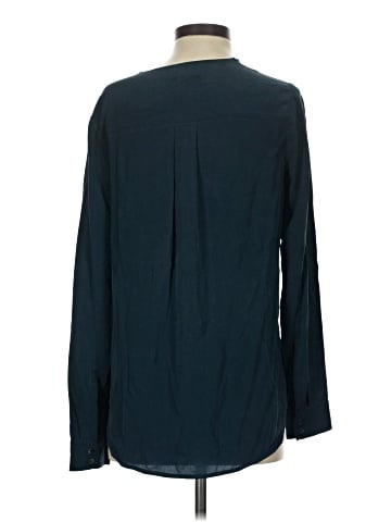 Vince. Long Sleeve Silk Top (view 2)