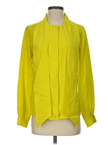Ann Mashburn Long Sleeve Silk Top (view 1)