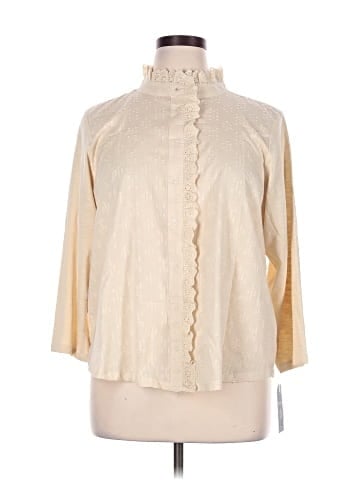 Democracy 3/4 Sleeve Blouse (view 1)