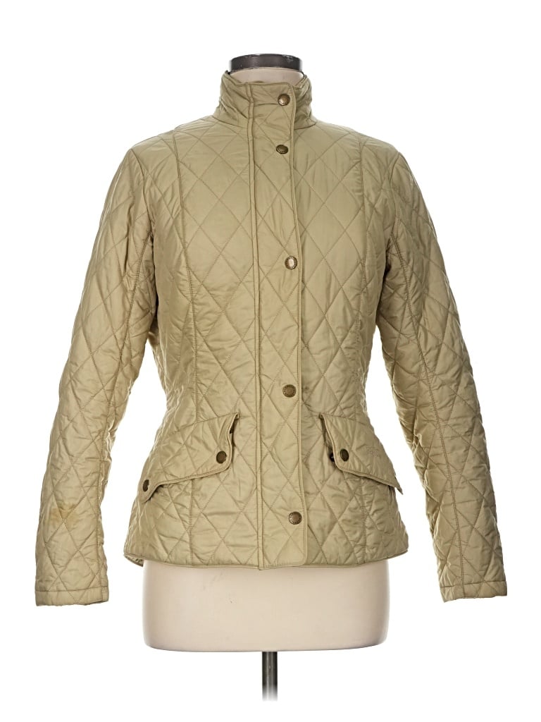 Pre-owned Barbour Jacket In Tan