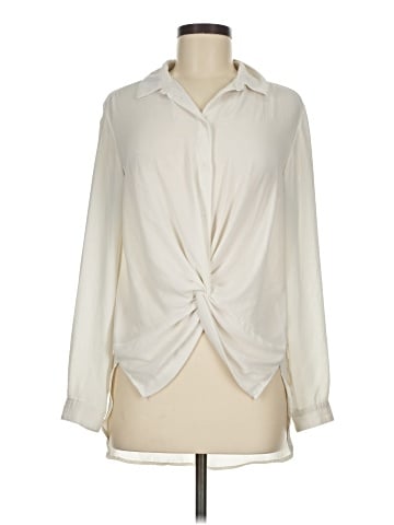 Zara Basic Long Sleeve Blouse (view 1)