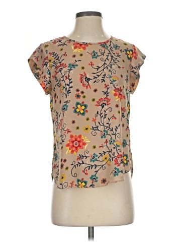 Lily White Short Sleeve Blouse (view 1)