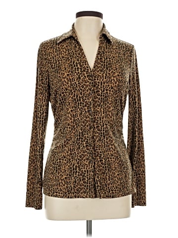 Ann Taylor Factory Long Sleeve Button-Down Shirt (view 1)