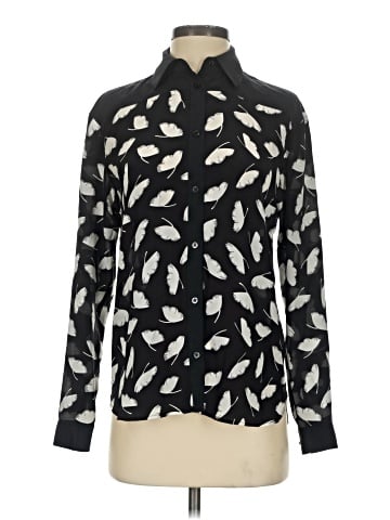 Miss Wu Long Sleeve Silk Top (view 1)