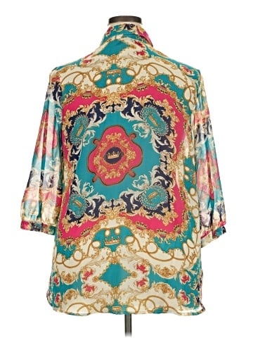 Ali & Kris 3/4 Sleeve Blouse (view 2)