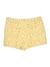 Elevenses Print Yellow Shorts Size 14 - photo 2