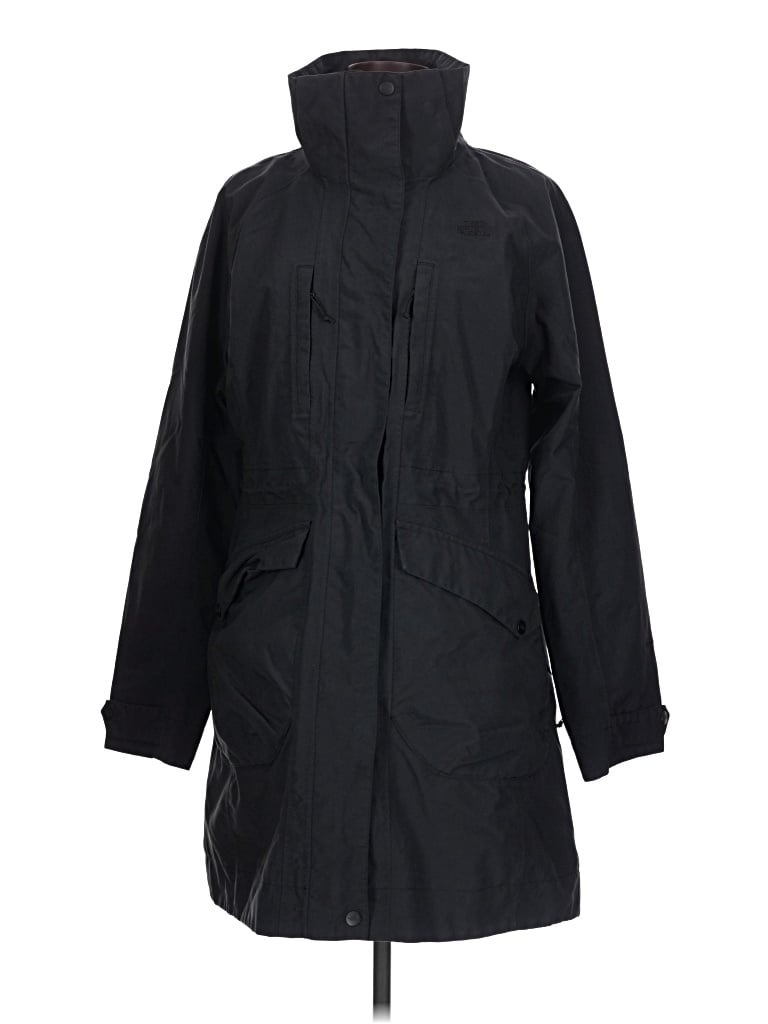 Pre-owned The North Face Raincoat In Black