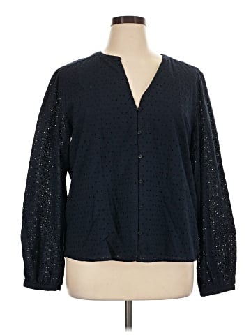 Ann Taylor Factory Long Sleeve Blouse (view 1)