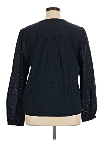 Ann Taylor Factory Long Sleeve Blouse (view 2)