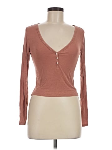Victoria's Secret Long Sleeve Henley (view 1)