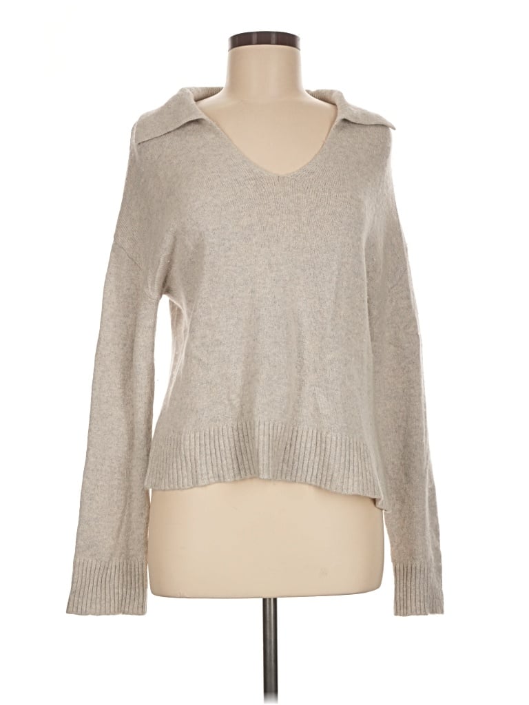 Pre-owned Bella Dahl Pullover Sweater In Tan