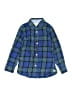 Mini Boden 100% Cotton Plaid Blue Long Sleeve Button-Down Shirt Size 6 - 7 - photo 1