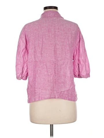 Isaac Mizrahi New York 3/4 Sleeve Button-Down Shirt (view 2)