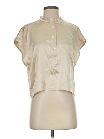 Banana Republic Short Sleeve Silk Top (view 1)