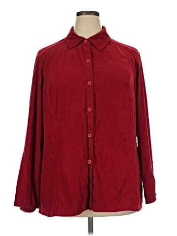 Notations Long Sleeve Button-Down Shirt (view 1)