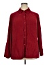 Notations Burgundy Long Sleeve Button-Down Shirt Size 2X - photo 1