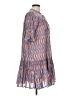 Oliphant Chevron-herringbone Blue Casual Dress Size L - photo 4