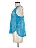 Ecote Blue Sleeveless Blouse Size M - photo 5
