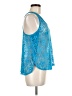 Ecote Blue Sleeveless Blouse Size M - photo 4