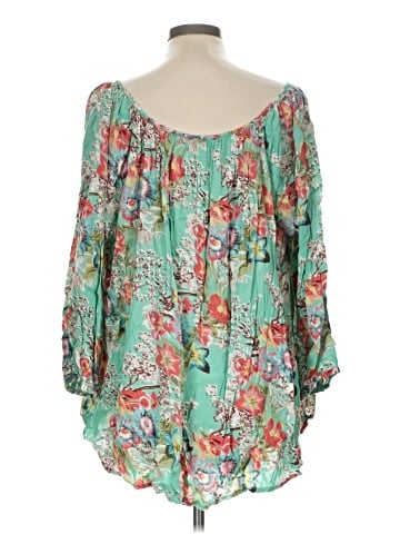 World Market 3/4 Sleeve Blouse (view 2)