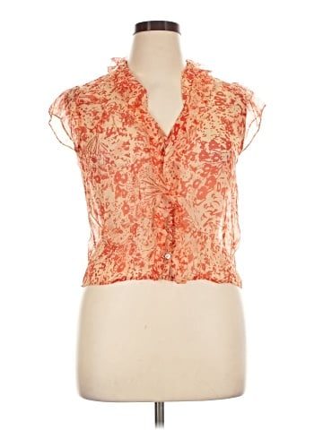 Isabela D. Short Sleeve Silk Top (view 1)