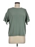 Monteau Green Short Sleeve Top Size M (petite) - photo 1