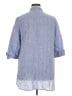 Chico's 100% Linen Blue 3/4 Sleeve Button-Down Shirt Size XL - photo 2