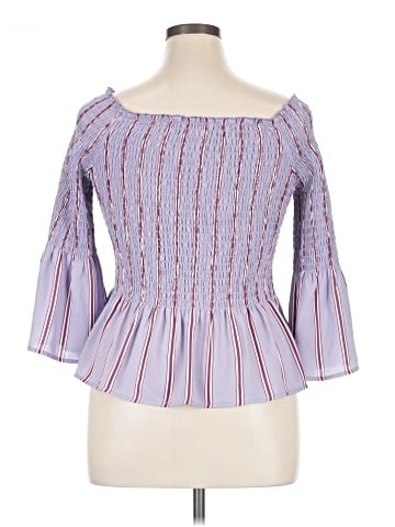 Candie's 3/4 Sleeve Blouse (view 2)