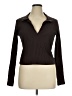 Monki Brown Long Sleeve Polo Size XL - photo 1