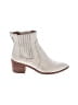 Madewell 100% Leather White Gray Ankle Boots Size 8 - photo 1