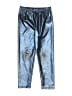 Truly Me 100% Polyester Metallic Silver Track Pants Size S (kids) - photo 1