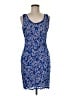 Cache Paisley Blue Cocktail Dress Size M - photo 1