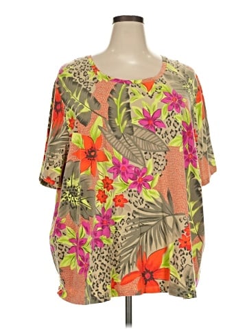 Liz & Me Short Sleeve Blouse (view 1)