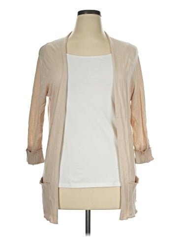 August Silk Cardigan (view 1)