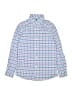 Vineyard Vines Performance 100% Nylon Checkered-gingham Blue Long Sleeve Button-Down Shirt Size 8 - 10 - photo 1