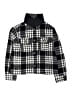 Cat & Jack 100% Recycled Polyester Plaid Black Jacket Size 10 - 12 - photo 1