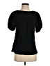 BCBGMAXAZRIA Black Short Sleeve Blouse Size S - photo 1