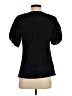 BCBGMAXAZRIA Black Short Sleeve Blouse Size S - photo 2