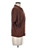 Chaser Brown Short Sleeve Blouse Size M - photo 4
