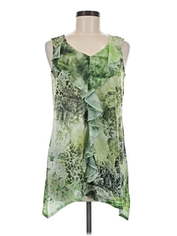Bleu Sleeveless Blouse (view 1)