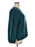 Ella Moss Solid Teal Pullover Sweater Size XXL - photo 4