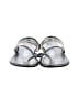 M. Gemi 100% Leather Silver Sandals Size EU 38 1/2 - photo 2