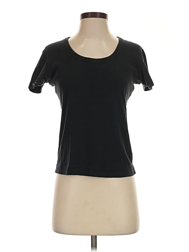 Pre-owned Three Dots Active T-shirt In Black