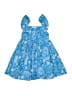 Rare Editions 100% Polyester Paisley Blue Dress Size 4T - photo 1